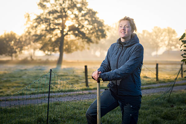 Grace Copplestone in the Twente countryside